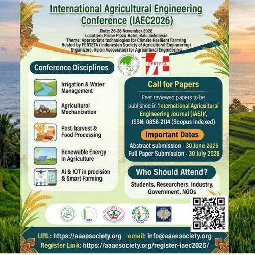 IAECFlyer_1 IAEC2026 Life Member (AAAE,ISAE,TSAE,NSAE,PERTETA,AMMA) Member Registration